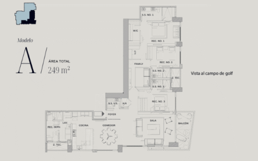 Celeste, Santa María – Apartment Type A