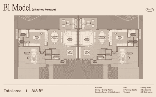 The Woods, Santa María — Luxury Duplex B1