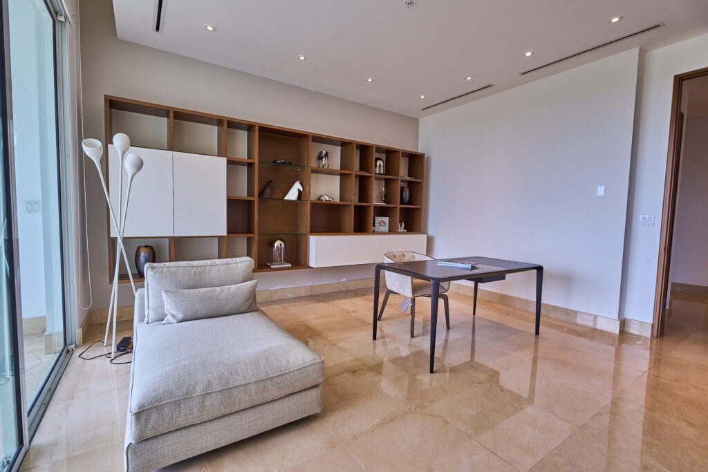 17 - Panama Elite Homes Luxury Panama condo interior with panoramic Pacific Ocean views