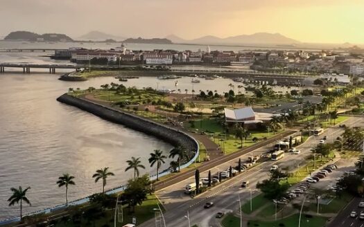 Boquete Panama homes surrounded by coffee farms and Volcan Baru